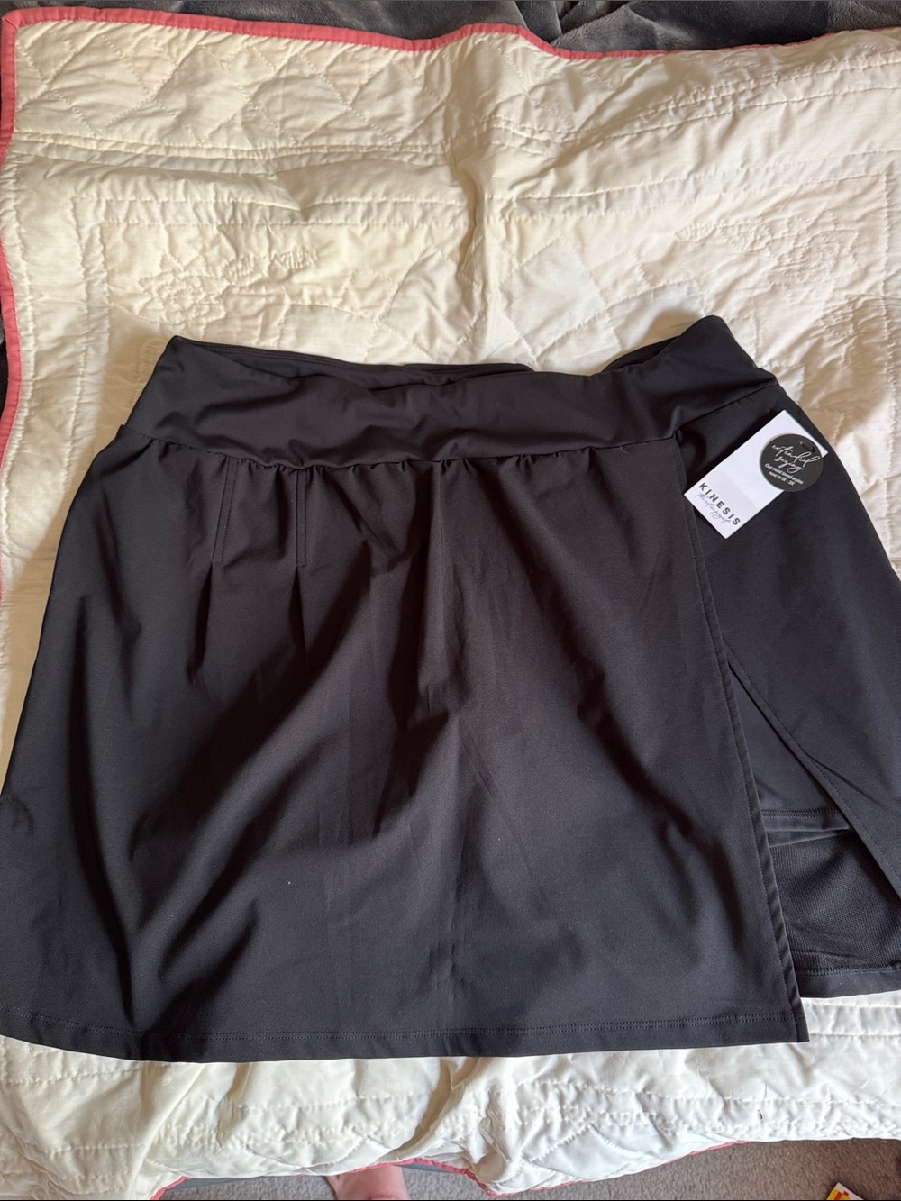 Kinesis Black Women’s Athletic Skort with Built-In Shorts